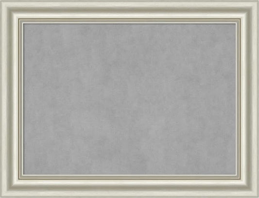 Amanti Art Silver Framed Magnetic Board 26x34 Medium Vision Board by AmantiArt