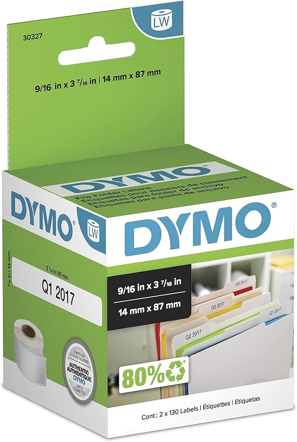 DYMO Authentic LW 1-Up File Folder Labels DYMO Labels by Unknown