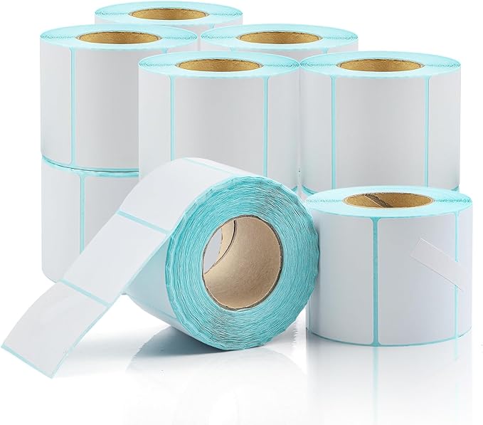 Bonvoisin Printing Scale Label Rolls, 58 X 40 mm, Barcode Label, 12 Rolls Per Case-DeskLoop Office