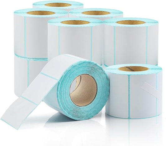 Bonvoisin Printing Scale Label Rolls, 58 X 40 mm, Barcode Label, 12 Rolls Per Case-DeskLoop Office
