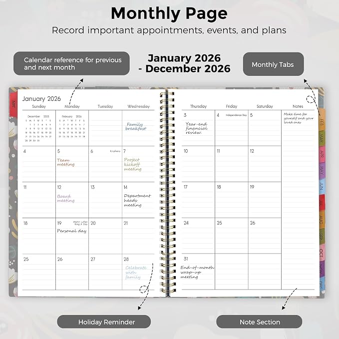 SKYDUE 2026 Appointment Book, 8.5" x 11", Hourly Planner - Image 2