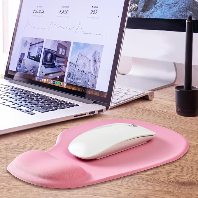 JIKIOU Mouse Pad, 2 Pack Ergonomic Mouse Pads - Image 7