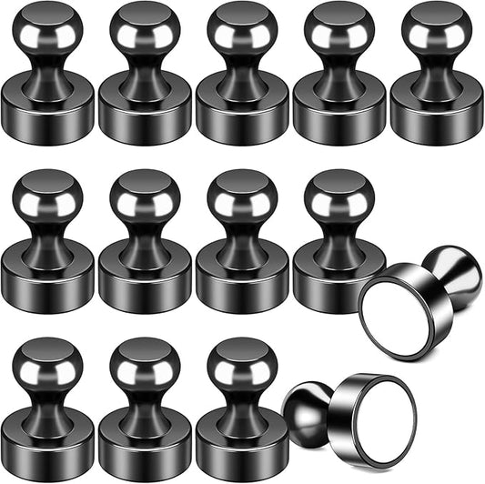 FINDMAG Fridge Magnets, Small and Strong Refrigerator Magnet, Cool Black White by FINDMAG