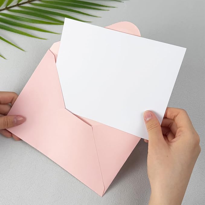 50 PCS Pink Colorful A7 Envelopes - Image 4