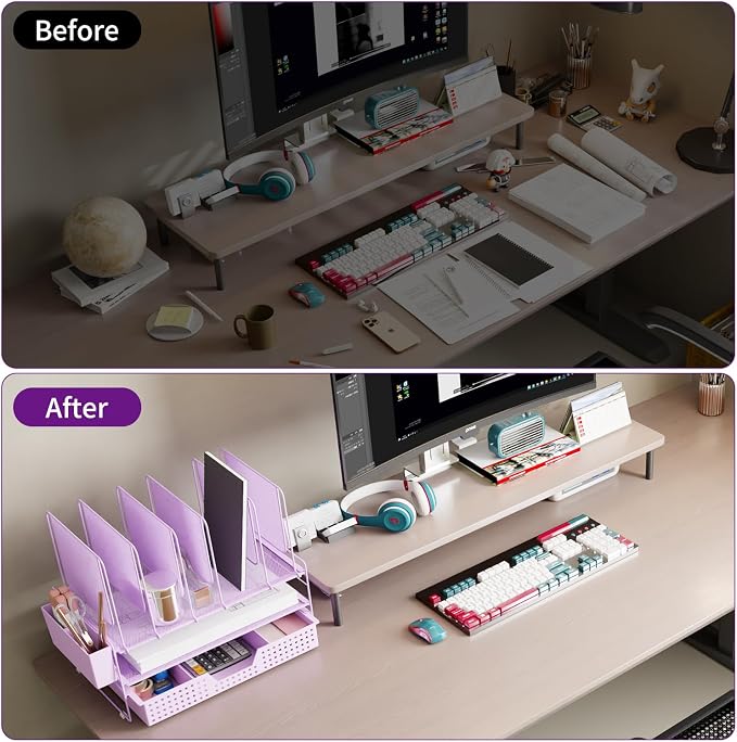 LEKETREE Desk Organizer, Office Organization - Image 4