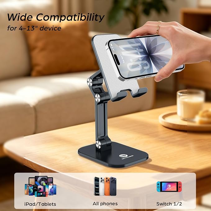 OCYCLONE Phone Stand, Foldable Cell Phone Stand Holder - Image 2