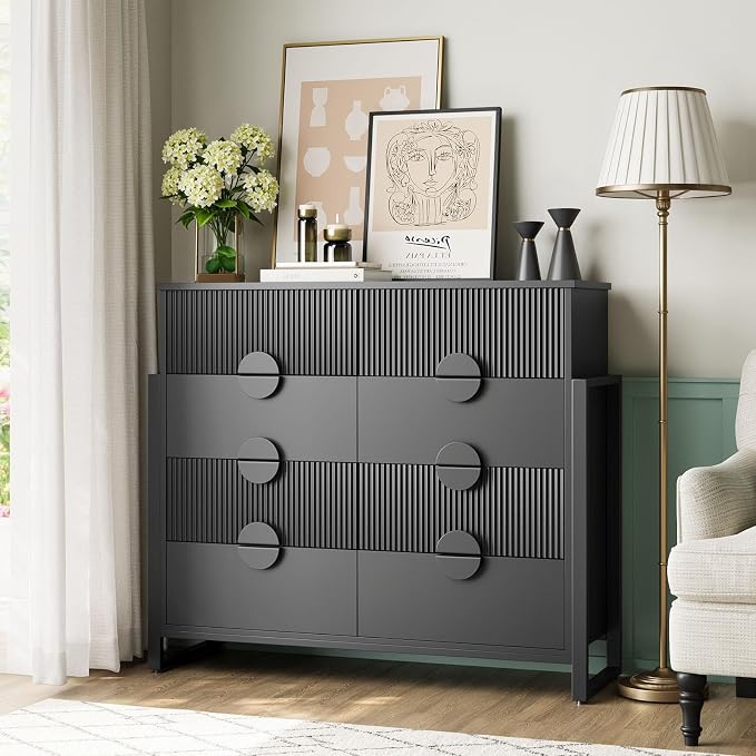 LGHM Fluted Dresser for Bedroom - Image 2