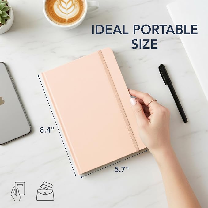 Mr. Pen- Dotted Journal Notebook, A5 Medium Size | 160 Pages, Fabric Hardcover - Image 2