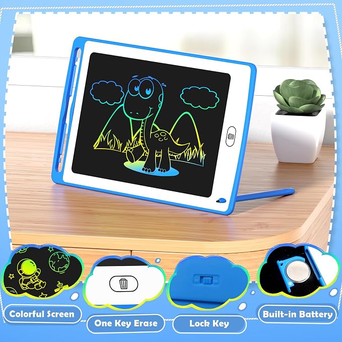 LCD Writing Tablet for Kids, 8.5 Inch Colorful Doodle Board Drawing Tablet - Image 3