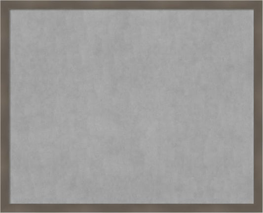 Amanti Art Grey Framed Magnetic Board 34x42 X-Large Vision Board by AmantiArt