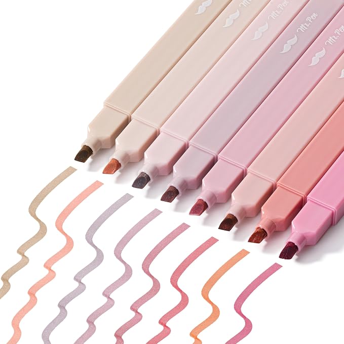 Mr. Pen- Aesthetic Highlighters No Bleed, 8 Pack, Cute Highlighters Assorted - Image 8