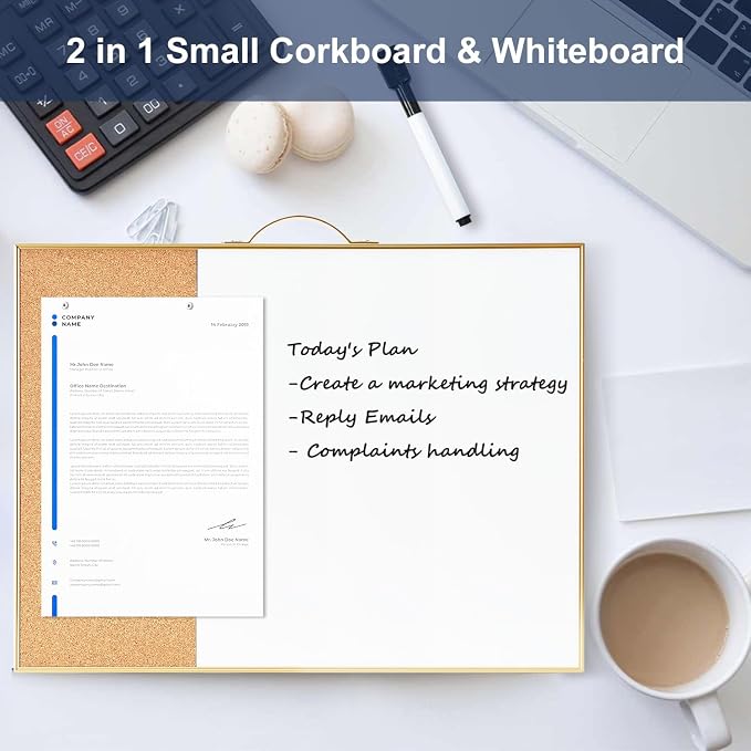 Small Cork Board Whiteboard Combo - Image 7