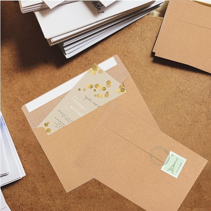 65 Packs A4 Invitation Envelopes, 4x6 Photo Envelopes - Image 7