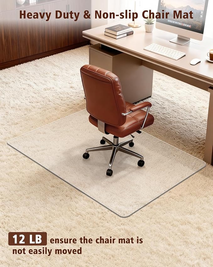 Soimeat Hard Frosted Office Chair Mat - Image 3