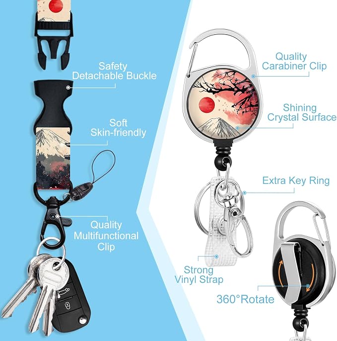 Piefly Lanyards for Id Badges, Badge Holder - Image 4