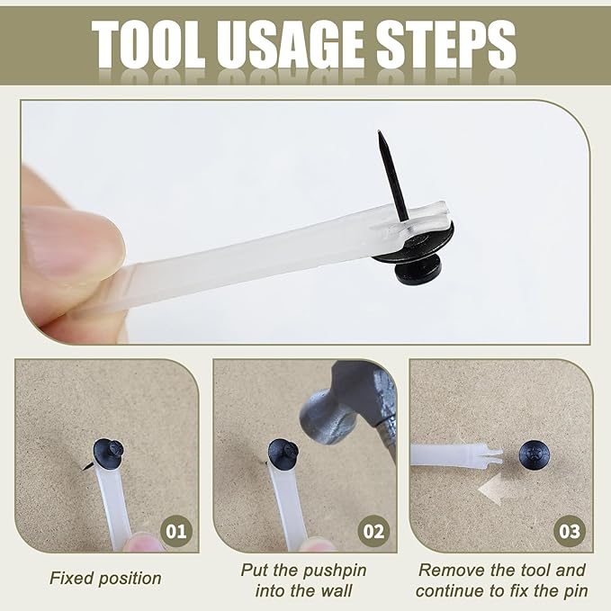 30 Pack Double Headed Push Pins - Image 3