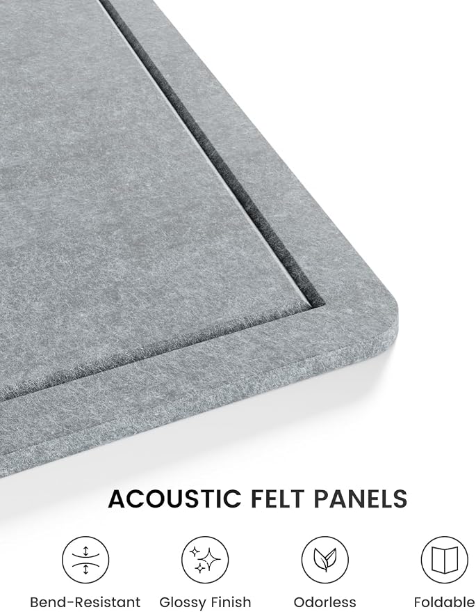 Fluxynara Bulletin Board, Foldable Felt Pin Board - Image 3