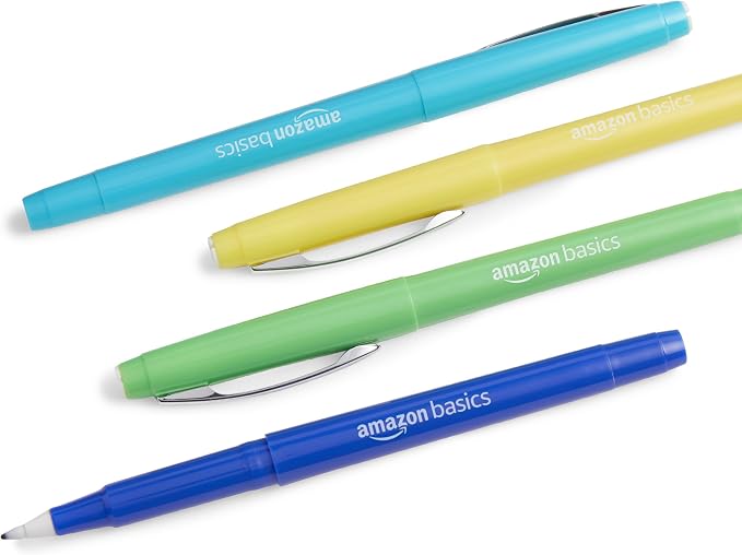 Amazon Basics Felt Tip Marker Pens, - Image 3