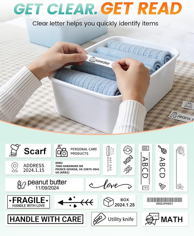 Replacement for Brother P Touch TZe TZ Tape 12mm 0.47 Laminated White | TZe-231 - Image 3