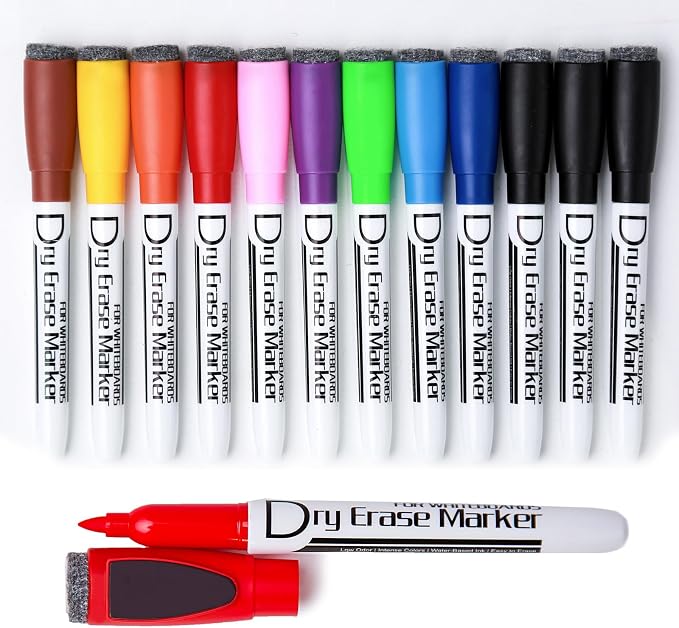 Volcanics Magnetic Dry Wipe Pens Dry Erase Markers by Volcanics
