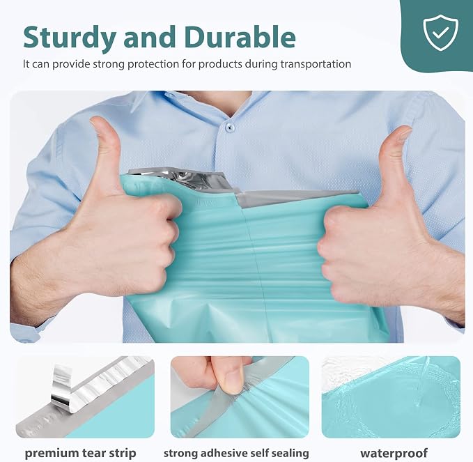 Fuxury Poly Mailers 10x13 Inch 1200 Pcs, Bulk Shipping Bags - Image 4