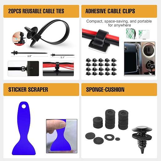 GOOACC 238Pcs Trim Removal Tool, Auto Push Pin Bumper Retainer Clip Set - Image 7