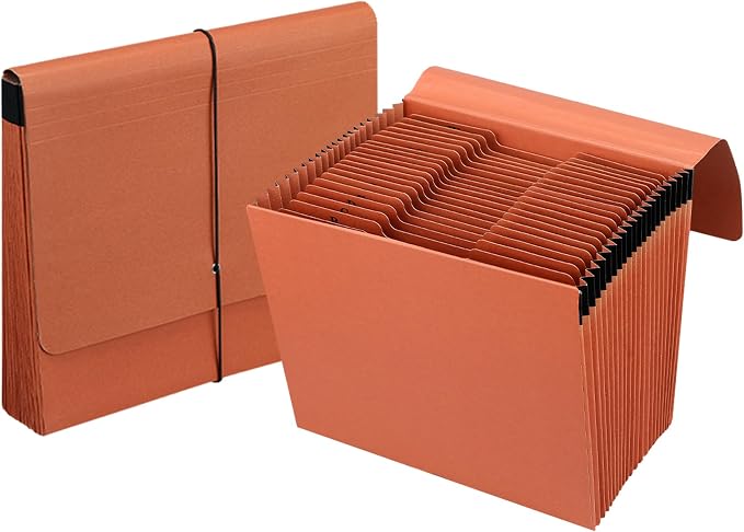 Heavy Duty Expanding File Folder Organizer, 21 Pockets Accordion File Organizer by Unknown