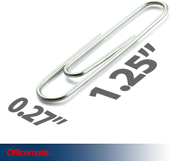 Officemate Premium #1 Paper Clips, 000 Paper Clips - Image 2
