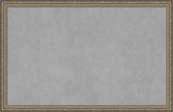 Amanti Art Silver Framed Magnetic Board 22x34 Large Vision Board by AmantiArt