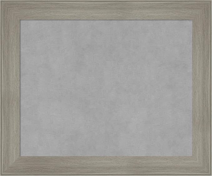 Amanti Art Grey Framed Magnetic Board 20x24 Small Vision Board by AmantiArt