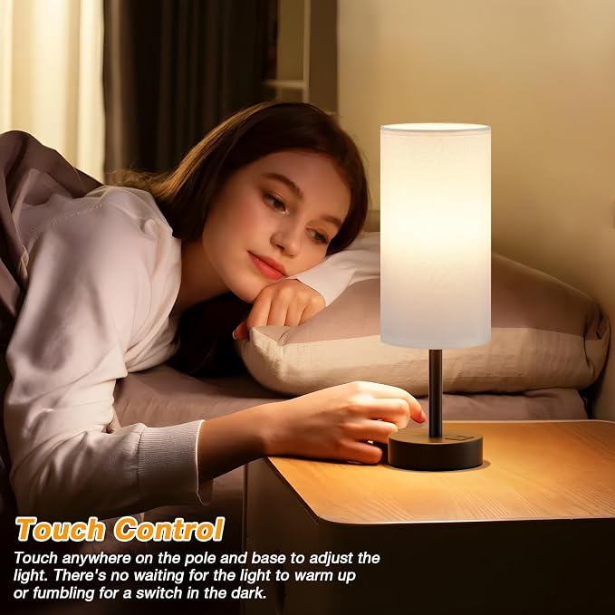 Dicoool White Touch Table Lamp - Image 2