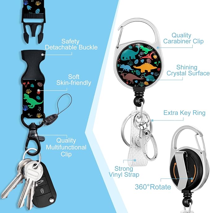 Piefly Lanyards for Id Badges, Cute Badge Holder - Image 4