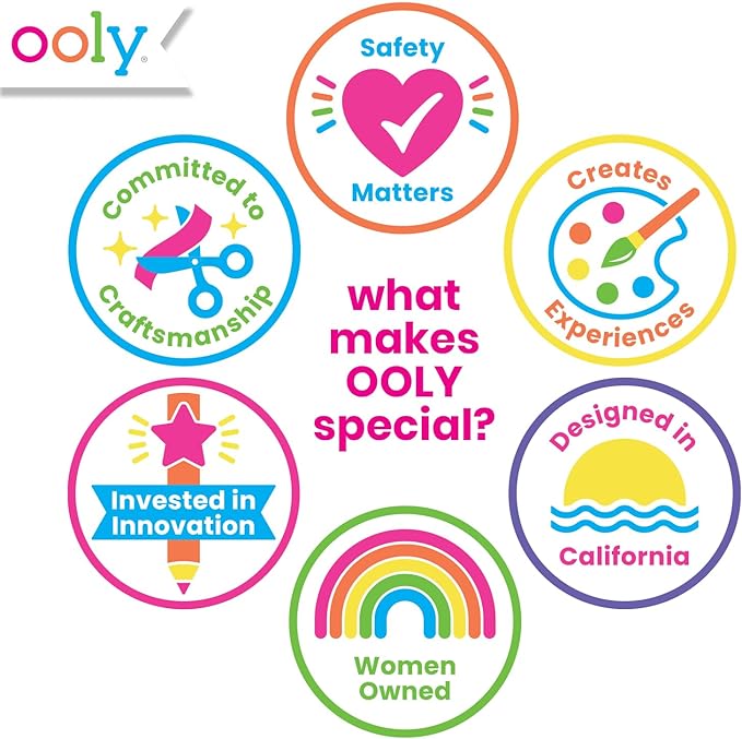 Ooly Puffy Paint Neon Gel Pens 2 Pack (12 Pens), 3D Foam Texture Painting Magic Puffy Pen, Creative and Fun Pens for Kids Arts and Crafts Drawing Supplies-DeskLoop Office