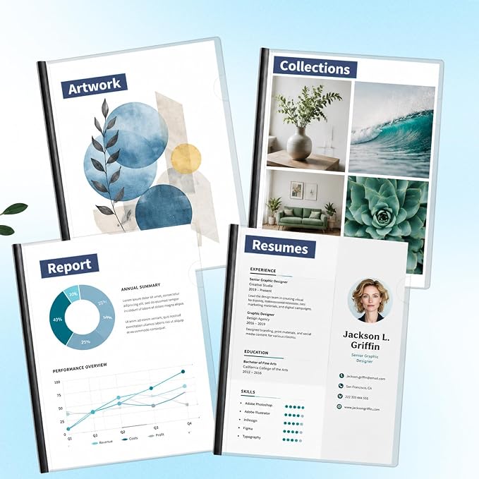 12-Pack Clear Report Covers - Image 6