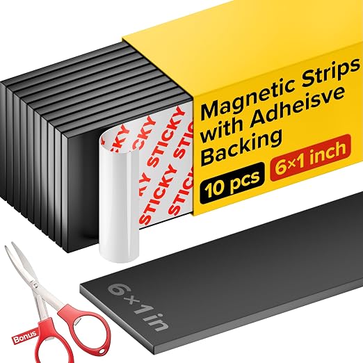 Magnetic Strips with Adhesive Backing by X-betMAGNET