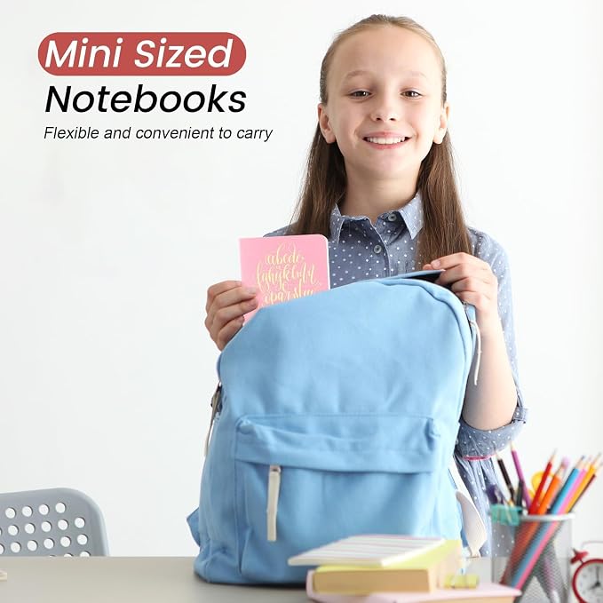 Oucaru 32PCS Mini Notebooks Bulk, 3.5" x 5.5", 16 Color, 60 Pages Blank Paper - Image 6