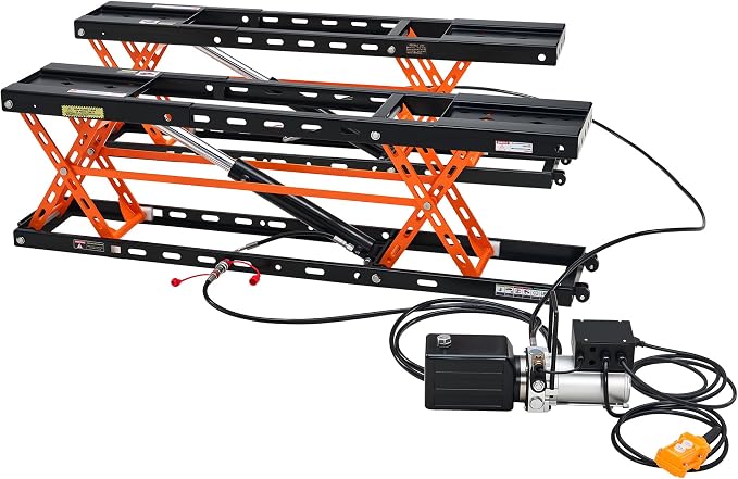 Jocisland 5000 lb Portable Car Lift, Q355B Steel Quick Jack Scissor Lift | 20.1 - Image 9