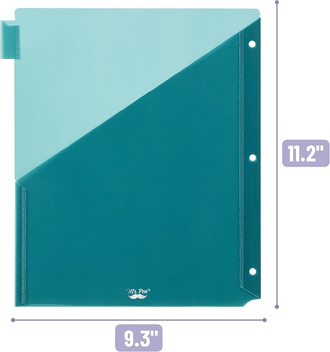 Mr. Pen- Binder Dividers with Pockets and Tabs, 16 Pack | Coastal Sunrise - Image 5