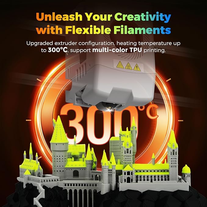 FLASHFORGE AD5X Multi-Material 3D Printer 4-Color Printing, 600mm/s Speed 1-Click Print with DIY IFS Creations, Full-Auto Calibration & Filament Backup, AD5X- Multi-Color Productivity Booster-DeskLoop Office