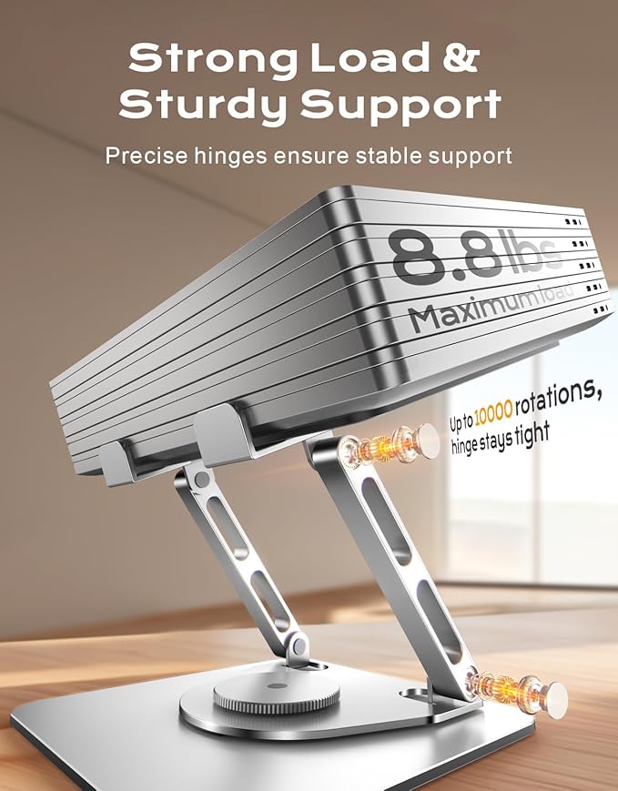 RIWUCT 360° Rotatable Laptop Stand - Image 4