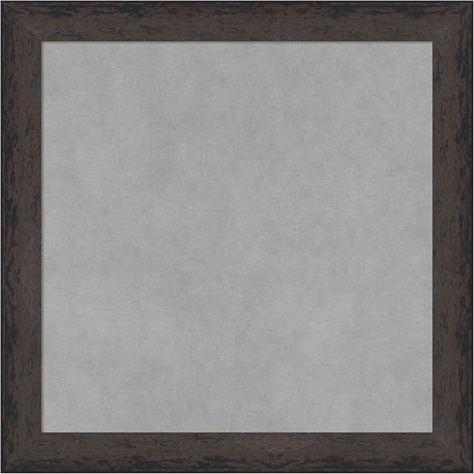 Amanti Art Black Framed Magnetic Board 19x19 Small Vision Board by AmantiArt