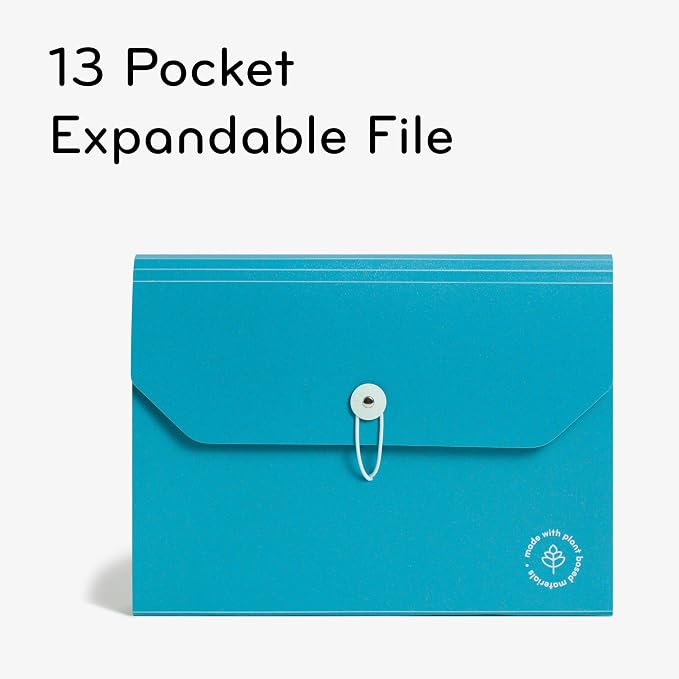 U Brands 13-Pocket Accordion File Organizer, Letter Size, Expandable File - Image 2