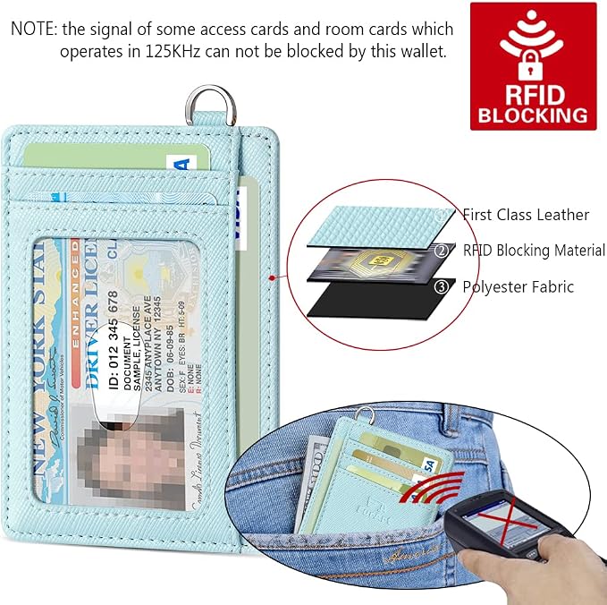 FurArt Slim Minimalist Wallet RFID Credit Card Holder - Image 5