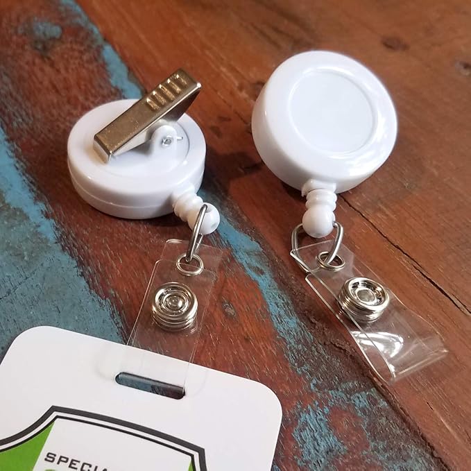 Bulk 100 Pack - Premium Retractable Badge Reels - Image 4
