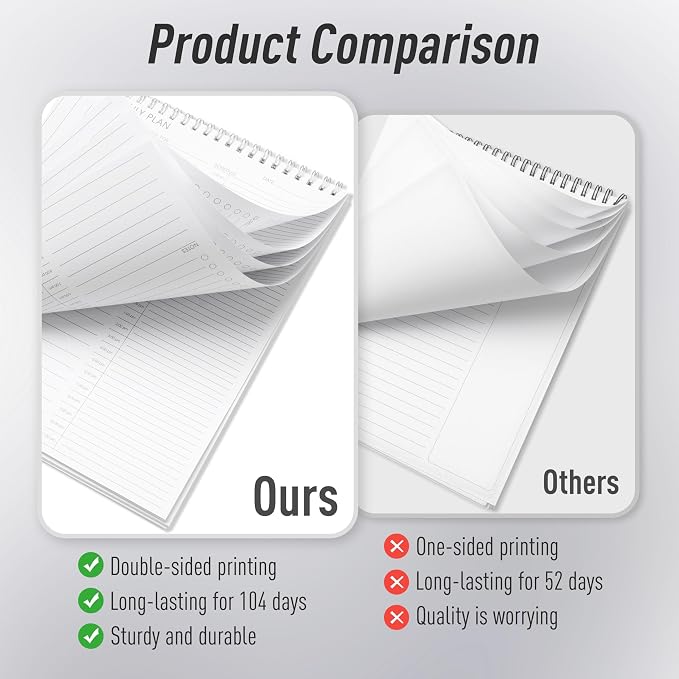 3PC Daily Shedule Planner Hourly Appointment Planner Personal Organizer - Image 4