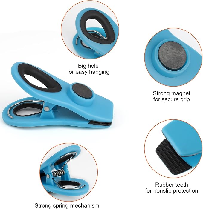 TACGEA Chip Clips, Magnetic Bag Clips - Image 6