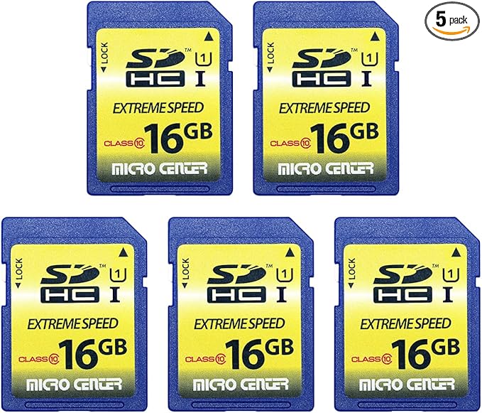 INLAND 16GB Class 10 SDHC/SDXC U1 Flash Memory Card by INLAND
