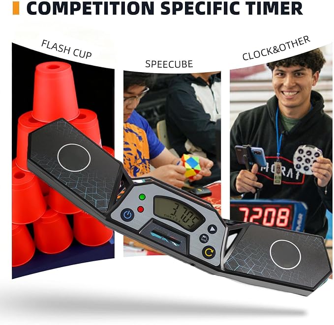 Professional Speed Cube Timer, Touch Control Timer - Image 4