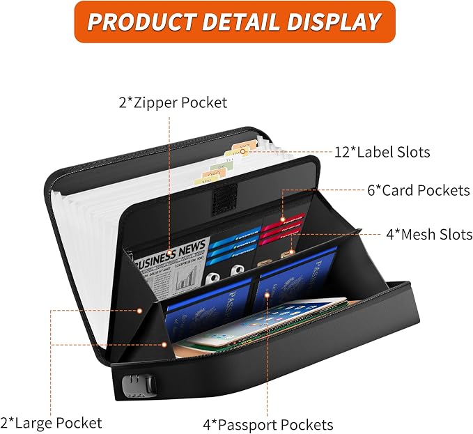 Noiposi Accordion Fille Organizer - Image 3