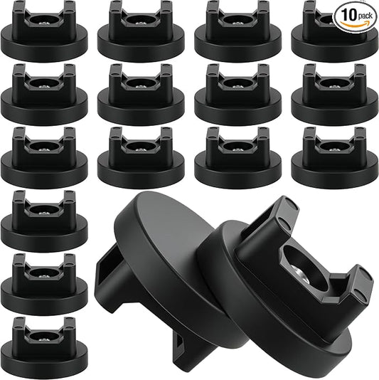 Yookeer 10 Pcs Magnetic Zip Tie Mount Base Black Magnetic Cable Clips Wire by Yookeer